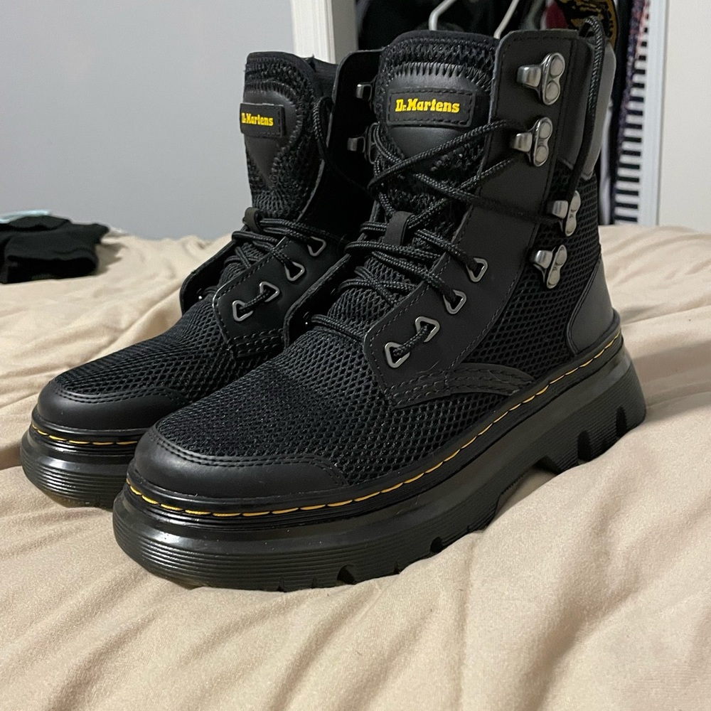 Black Dr. Martens Utility boots